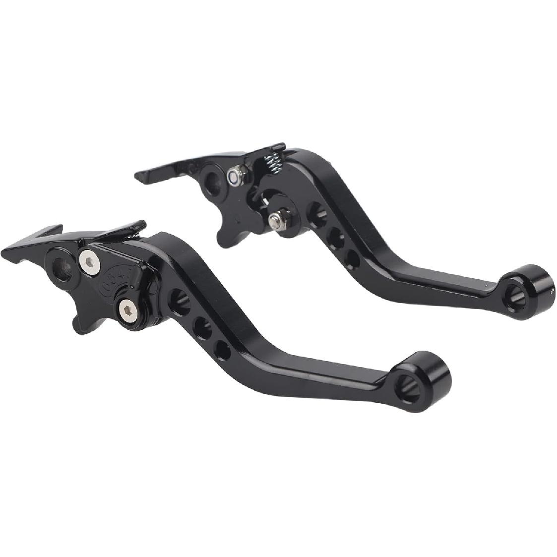 

2Pcs Front Brake Lever, Universal CNC Aluminum Alloy Motorcycle Clutch Brake Handle Lever Replacement for Motorcycle Moped ATV Pit Dirt Bike Parts чёрный