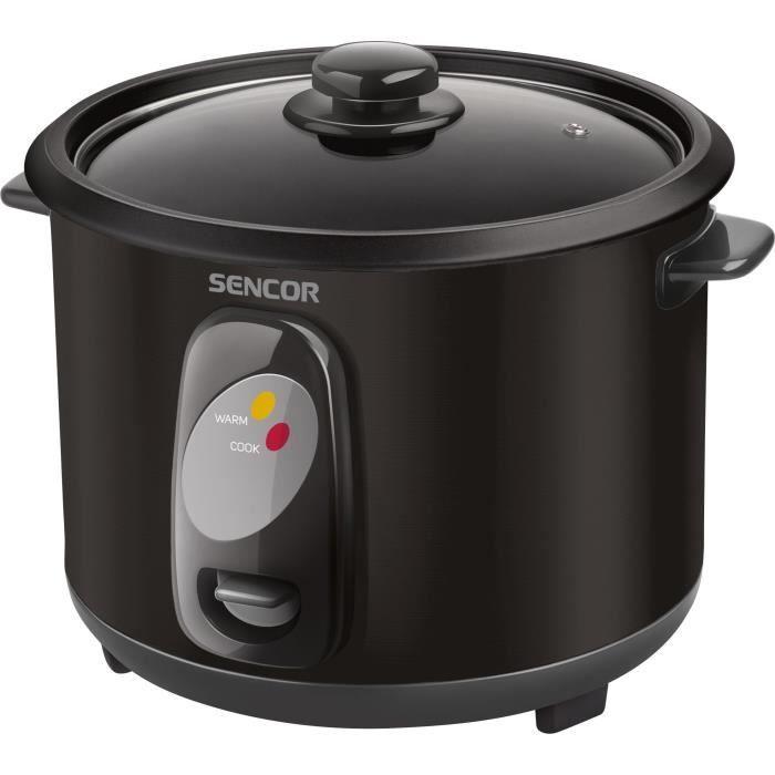 Octopia Elektrische rijstkoker Sencor SRM 1001BK - 1 L - Roestvrij staal - Stoomkoken - Automatische uitschakeling - Zwart