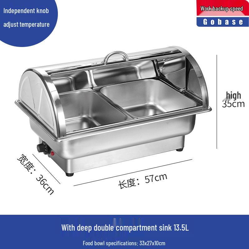 Commercial Stainless Steel Electric Buffet Warmer