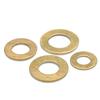 Brass and Copper Round Flat Washers In Sizes M2-M6