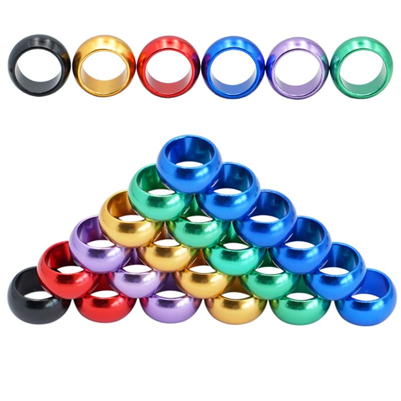 5 Stück Aluminium Vogel Fußring Innendurchmesser 8mm/10mm Tauben Papagei Vogel Outdoor Flugtraining Identifikation Rennbedarf