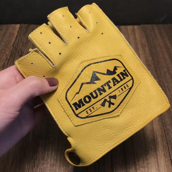 Cowhide Half Finger Motorcycle Gloves, Spring Summer Breathable Racing Riding Gloves, Fashion Gear for Men & Women M
