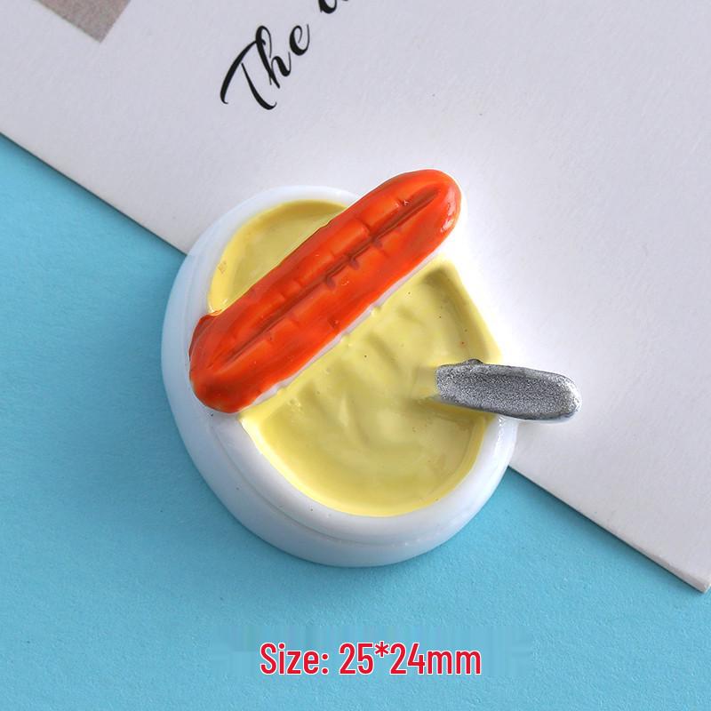 Simulation Food Toy Charms & DIY Resin Accessories: Cake, Bread, Phone Case, Hair Clips, Refrigerator Magnets, Stickers.