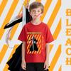 Bleach Ichigo Kurosaki Anime Print Cotton T Shirt for Boys Cartoon T shirts Kids Short Sleeve Tee Childrens Clothing