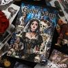 50 pieces/set, dark vintage stickers, gothic element items and scene patterns, for journaling and scrapbooking, self adhesive