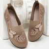 Damen Große Slip-On Bestickte Rutschfeste Freizeitschuhe für Frühjahr 2026
