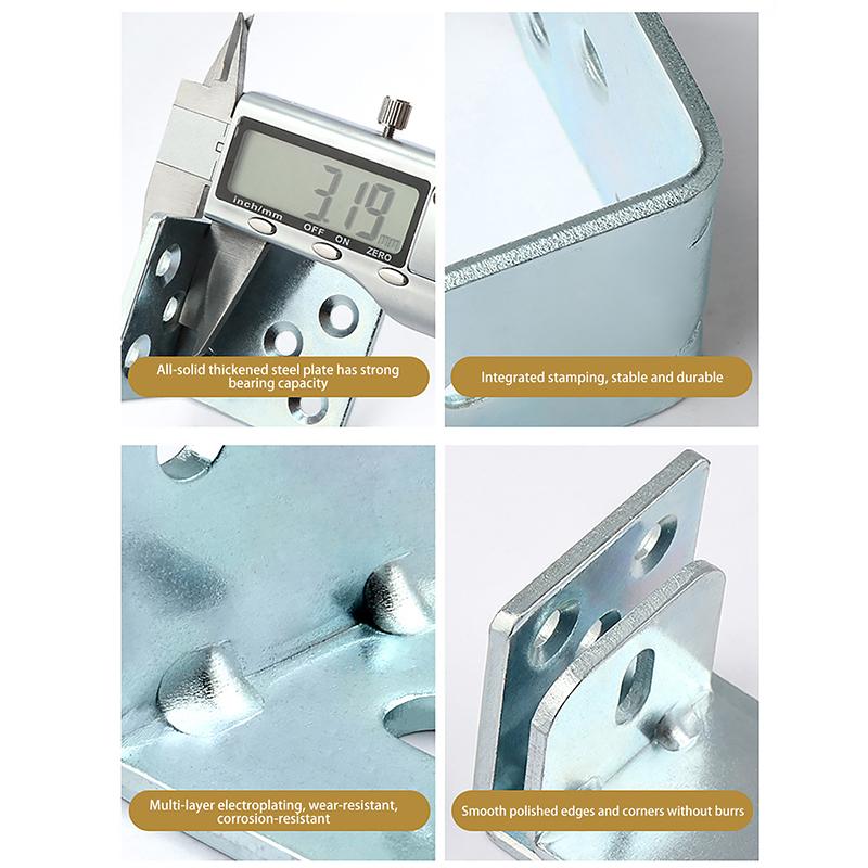 20 Buc. Console de Colț în Formă de L, Console de Colț Metalice, Raft Sertar, Suport de Perete, Fixare Colțuri în Unghi Drept, Consolidare, Feronerie Mobilier