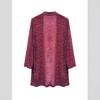 New Women's Elegant Shiny Mesh 3/4 Sleeve Open Cardigan, Fashion Casual Spring Summer Top for Women, European American Style