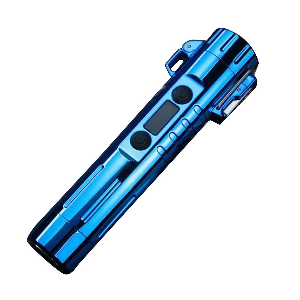 USB Electric  Lighter with  Beard Shaver Windproof Plasma Gifts For Men