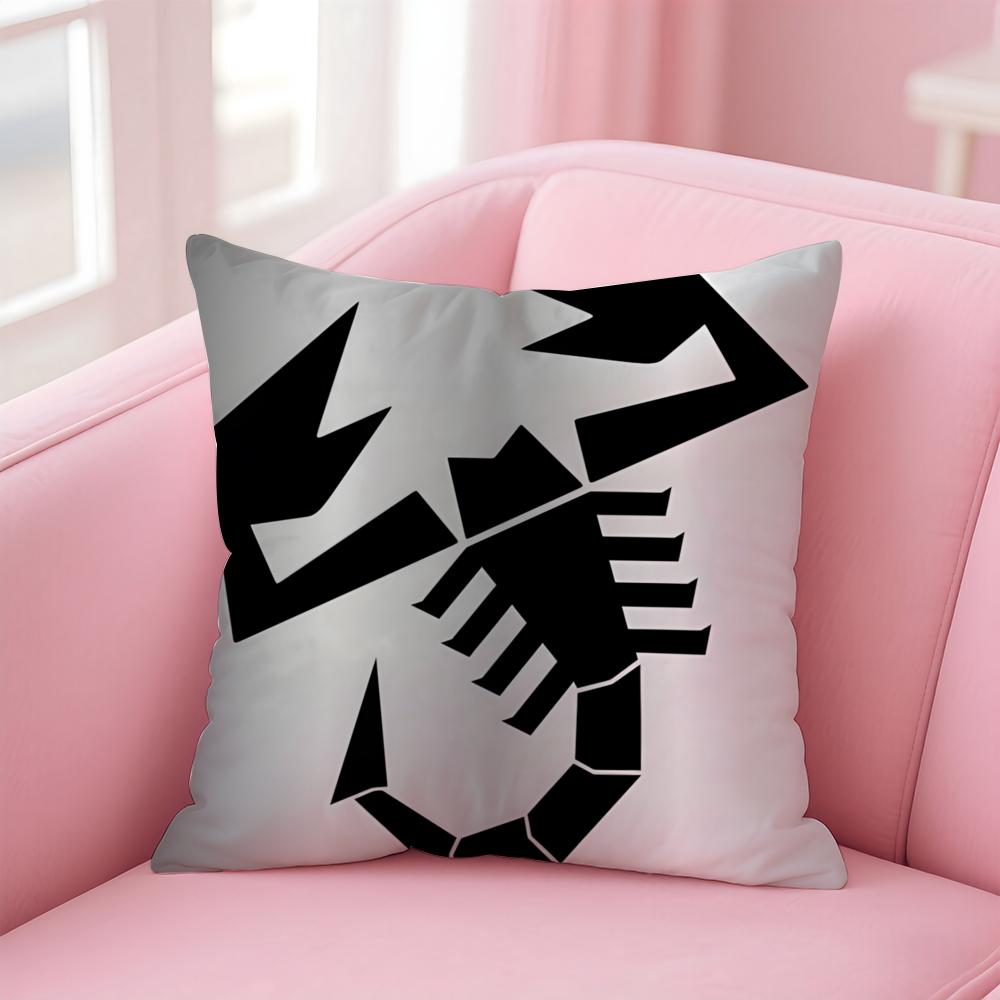 Auto Cool A-Abarth S-Scorpion Cushion Cover Pillow Case Soft Skin Friendly Fabric Comfort & Concealed Zipper