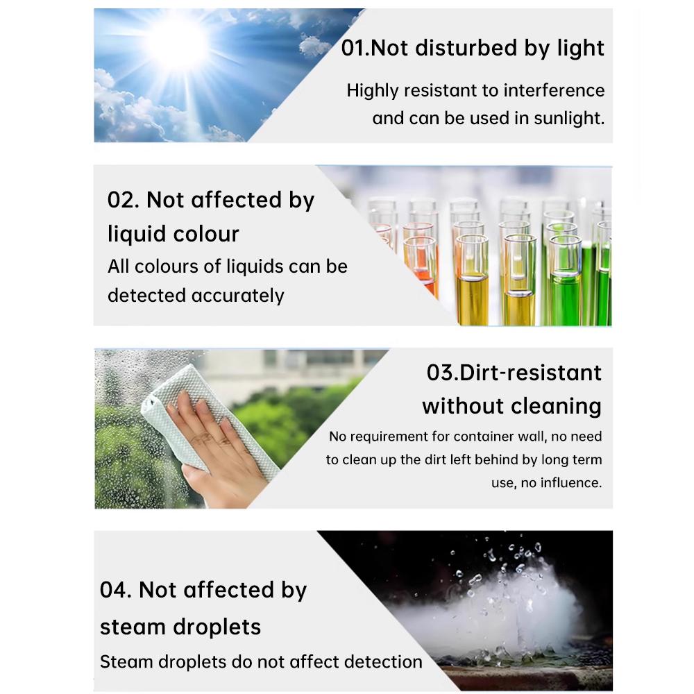 DC5-12V XKC-Y20 Photoelectric Liquid Level Sensor Contact Water Detection Sensor Switch Detector High and Low Level /PNN Output