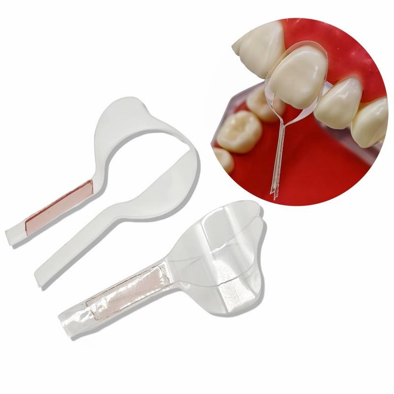Dental Self-Adhesive Transparent Sectional Contoured Matrix  Twin Anterior Matrice Matrix  for Premolar Molars Polyester Matrices