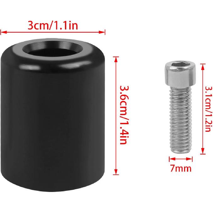 Pesos de Plugues de Tampas de Plugues de Peso para Extremidade do Guidão de Motocicleta Manoplas de Mão Substituição para Kawasaki Ninia400 Ninja 400 ABS ZX10R ZX6R ZX9R Z1000
