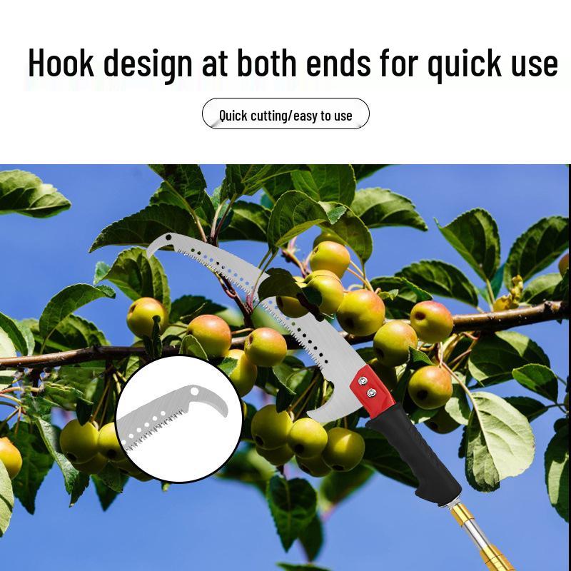 Telescopic Tree Pruner: Extendable Pole Saw for High Branch Cutting and Pruning