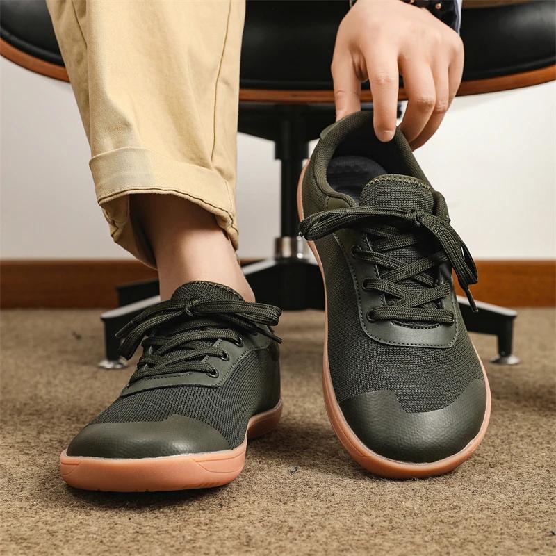 Men Shoes Summer Shoes for Men Outdoor Minimalist Walking Training Sneakers Breathable Comfortable White Shoes