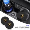 2PCS Car LOGO Water Cup Slots Anti-slip Mat Interior Accessories For Lamborghini LP570 LP610 Urus LP700 LP770 Gallardo Aventador SS3