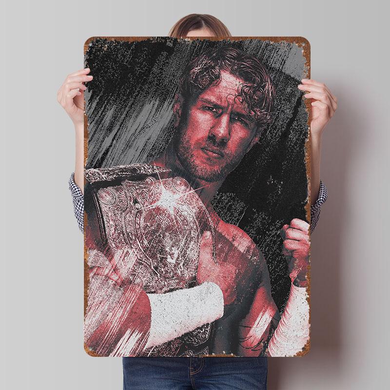 Will Ospreay International Printed Posters Customizable Wall Art Retro Vintage Metal Tin Signs for Home Room Custom Sign Garden 20X30CM