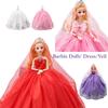 Dreamy Lace Wedding Dress Princess Barbie Doll With Sequin And Bow Prom Dress Wholesale Characters)