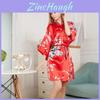 Luxurious Women Flower Silk Satin Robes Ideal For Bridal Wedding And Bridesmaid Gowns