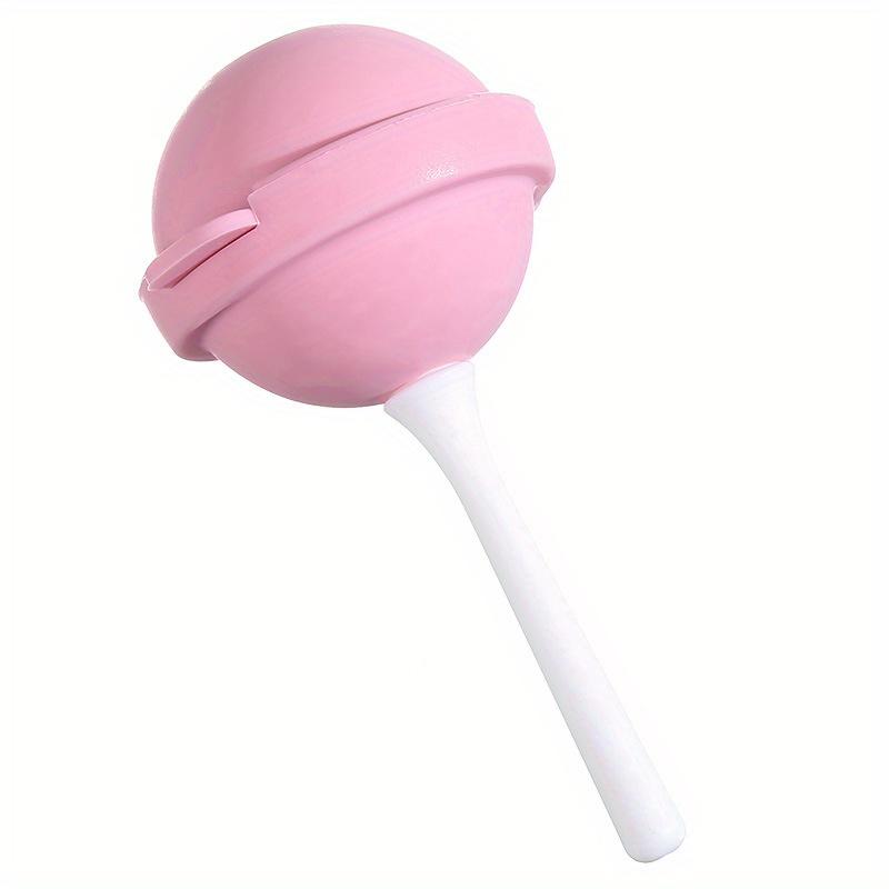 [Easy-Release Ice Ball Maker] 6-Cavity Food Grade Plastic Lollipop Ice Ball Maker | Easy-Release Ice Sphere Mold for Homemade Ice Cream, Popsicles