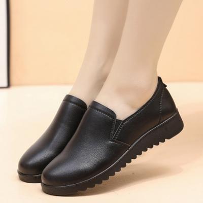 Spring/Autumn Classic Round Toe Flat Bottom Fashion Elegant Non-Slip Casual Shoes Solid Soft Sole Comfortable Women's Loafers