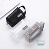 New Minimalist 3D Square Mesh Coin Purse for Women Large Capacity Key Card Holder Transparent Storage Bag