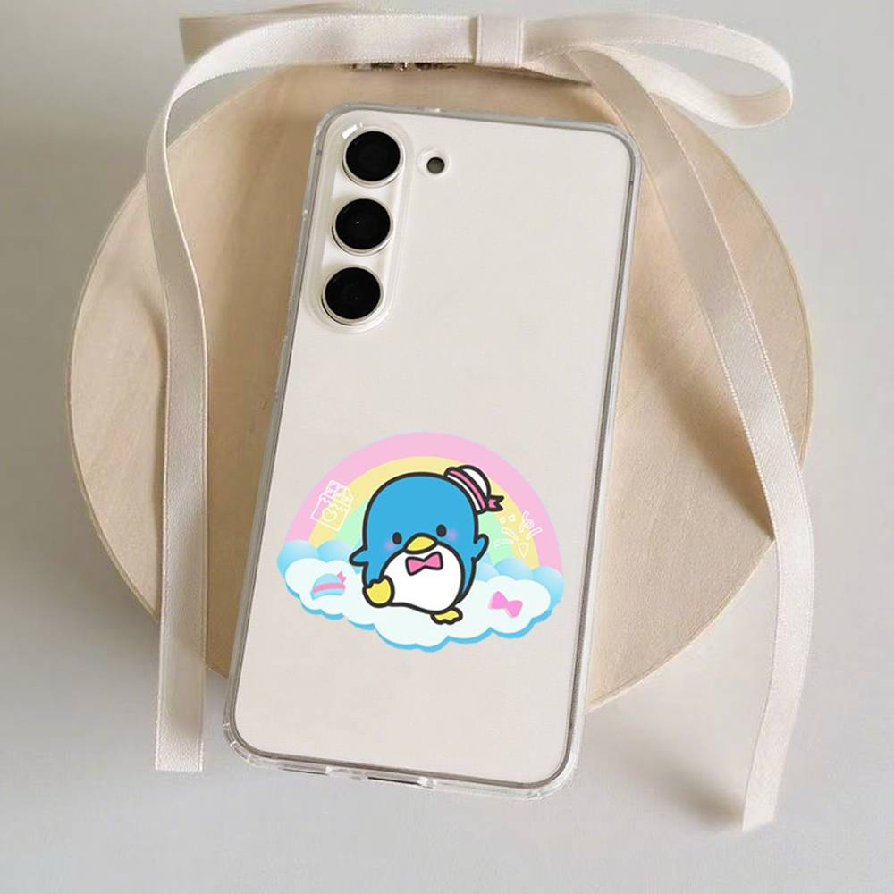 Cute T-TuxedoSam Phone Case For Samsung Galaxy S21 S22 S23 S24 S25ULTRA FE Ultra Plus5G A52S Transparent Cover
