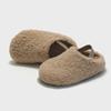 Ruizu Kids' Furry Cork Cotton Warm Velvet Sandals - Boys' and Girls' Fleece Plus Cotton Sandals