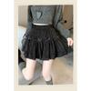Women's Bow Skirt Spring French Sweet High Waist Cake Lace Puffy A Short Skirts