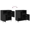 Sideboard in Black Oak Look 60 x 35 x 70 cm
