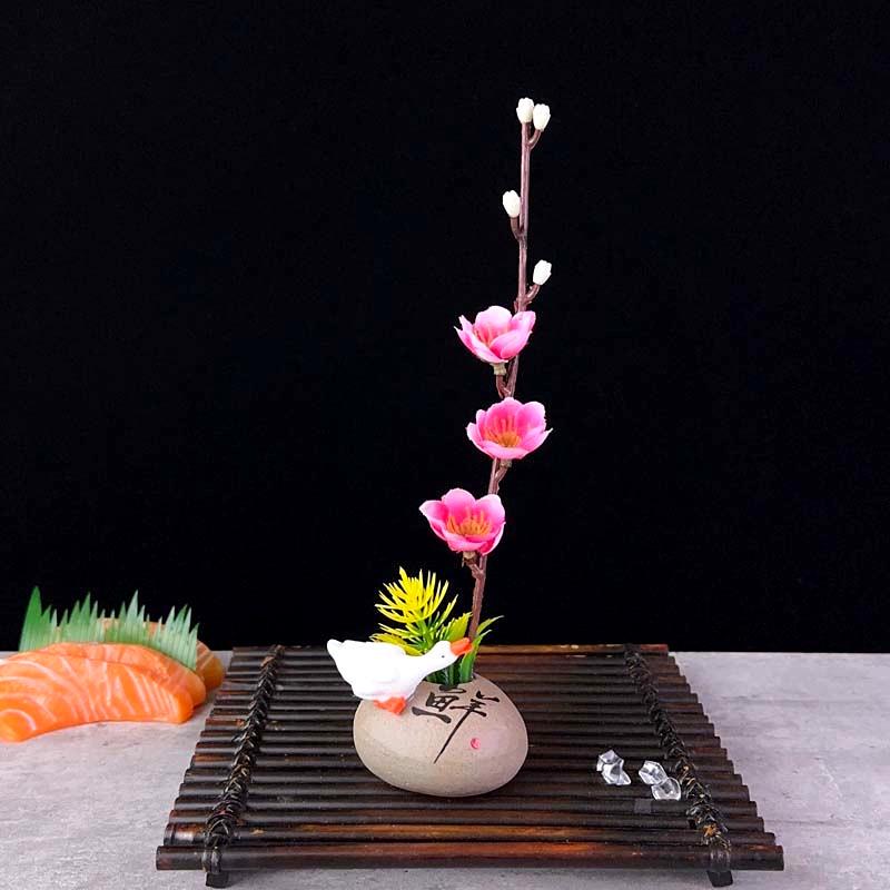 Sashimi Plating: Decorative Flowers, Herbs, Seafood, and Sushi Garnish