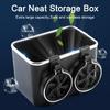 Zadní řada Autopříslušenství Univerzální Organizér do Auta 3-dílný Držák na Nápoje Box na Ubrousky Úložné Řešení pro Zadní Řadu Multifunkční