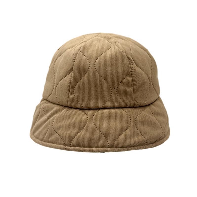 New Maillard Hat Women's Autumn and Winter Bucket Hat Plain Face Small Bucket Hat Thermal Basin Hat