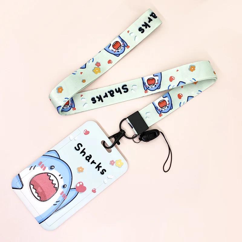 1 PCS Funny Cute Cartoon Card Cover ABS Plastic Document Protection Sleeve Campus Student Bus Card Card Holder