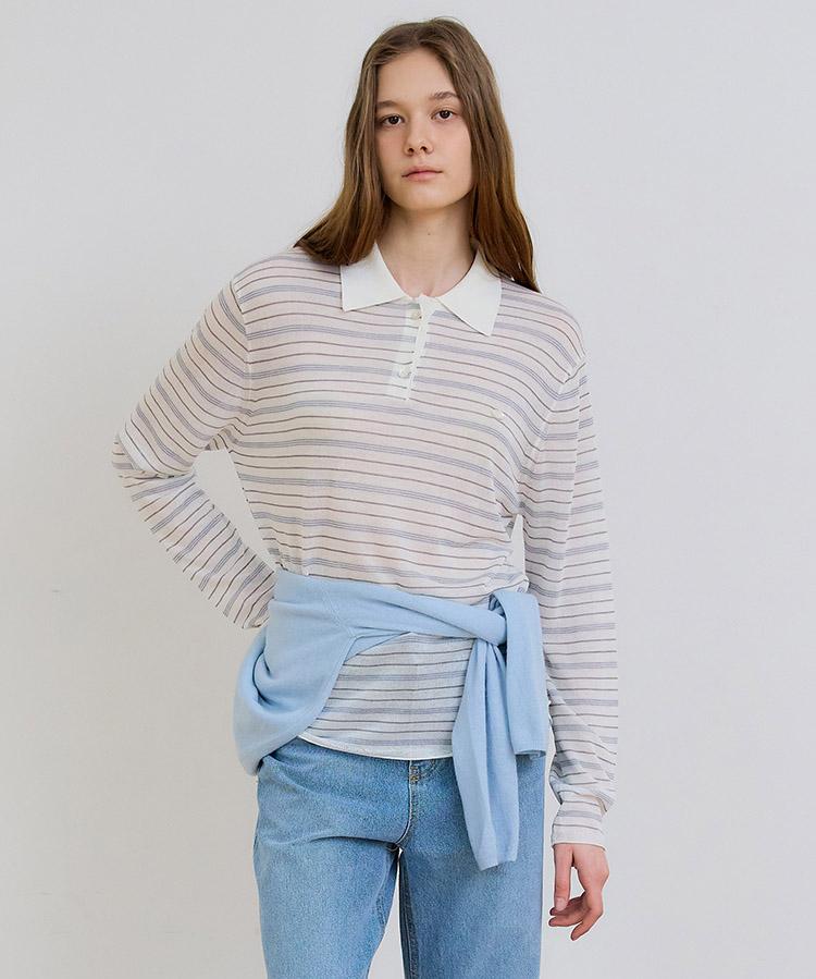 Prisy Lovely Stripe Knit_Ivory