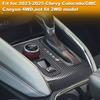 For -2025 Chevy Colorado Carbon Fiber Center Console Gear Shift Panel Cover