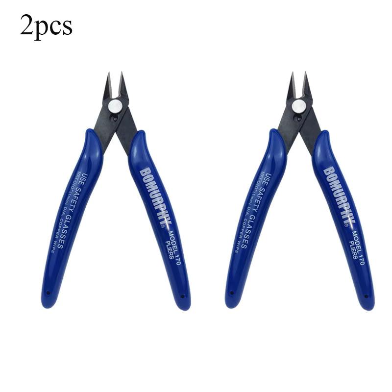 1/3/5pcs 170 Electronic Diagonal Pliers Carbon Steel Pliers Side Cutting Nippers Wire Cutter 3D Printer Parts Hand Tools