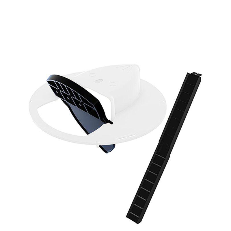 

Крышка ведра Слайд Мышь Крыса Ловушка Переворот и Слайд Мышеловка Ведро Ловец Мышеловка белый