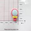 Cartoon Resin Accessories for DIY: Cream Glue Phone Case Charms, Hair Clips, and Fridge Magnets.