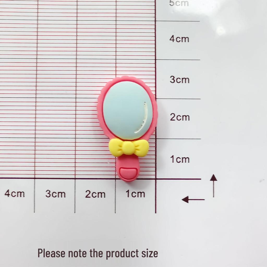 Cartoon Resin Accessories for DIY: Cream Glue Phone Case Charms, Hair Clips, and Fridge Magnets.