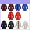 2022 New Fashion European And American Boys' Formal Coat In Solid Color Stylish Steampunk Retro Stand Collar
