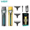 New VGR V-960 Hair Clipper Metal Hair Trimmer Professional Beard Shaver USB Rechargeable Haircut Machine Cordless Trimmer for Men Home Razor Shaver