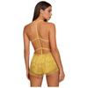 Damen Bauchtanz Bodysuit mit Fransen Pailletten Quasten Ausgeschnitten Rückenfrei Glänzend Jumpsuit