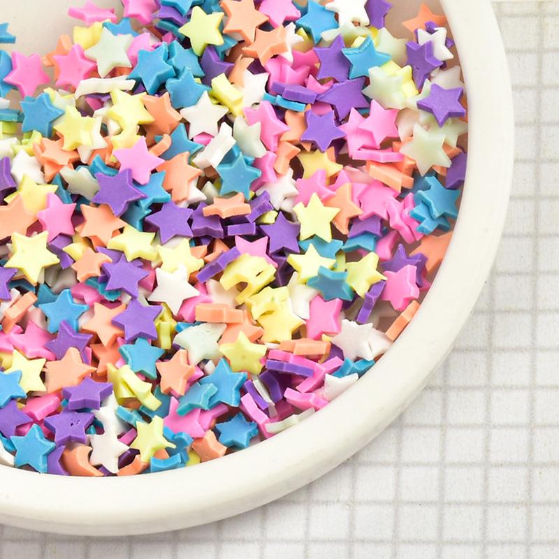 Colorful Polymer Clay Slice Set: DIY Resin Accessories for Phone Cases & Cartoon Hair Clips