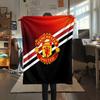 Man United Flannel Blanket, High quality Comfortable for All Seasons, Home Decor, Warmth and Comfort