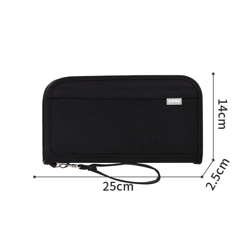 Travel Passport Cardholder With Rfid Blocking For Secure Travel And Convenient Organization