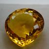 Lab-Created Yellow Sapphire Loose Gemstone Pear 76.40 ct September Birthstone for Gem Collections