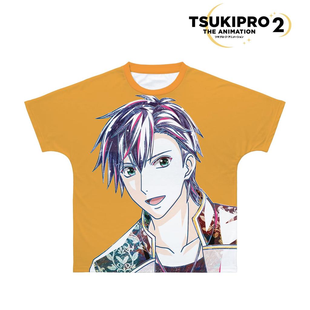TSUKIPRO THE ANIMATION 2 Yaegashi Kensuke Ani Art Full Graphic T-Shirt Unisex Size M