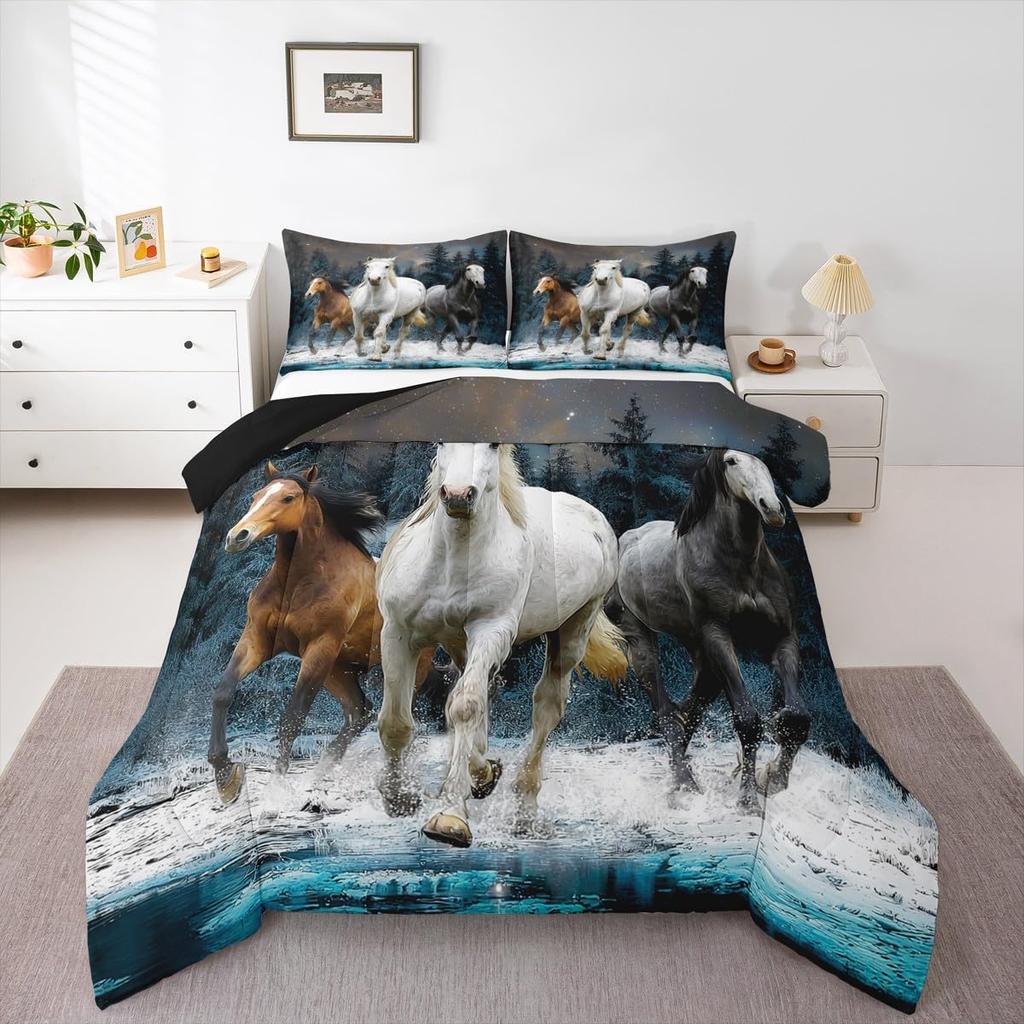 Feelyou Boys Race Car Twin Size Bedding Set Kids Racing Car Comforter Extreme Sports Comforter Set for Teens Cool Car Comforter Car Room Dec