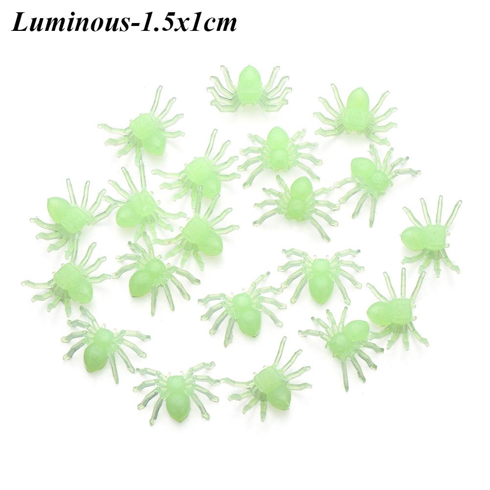 

5/20Pcs Horror Black Spider Halloween Decoration Haunted House Spider Web Bar Party Decoration Supplies Simulation Tricky Toy